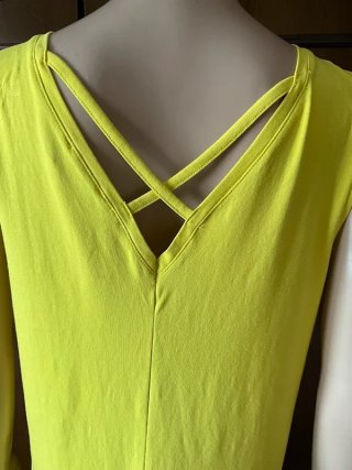 Abito Yessica cotone elasticizzato giallo M