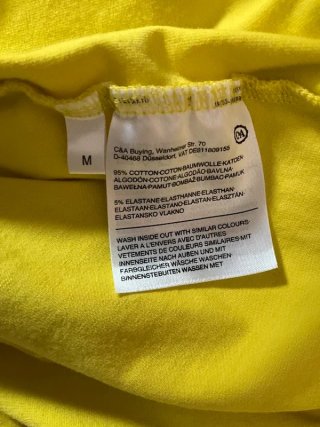 Abito Yessica cotone elasticizzato giallo M
