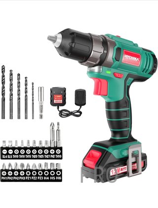 HYCHIKA Taladro Atornillador 12V