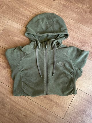 The North Face Forro Polar con Capucha Verde