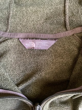 The North Face Forro Polar con Capucha Verde