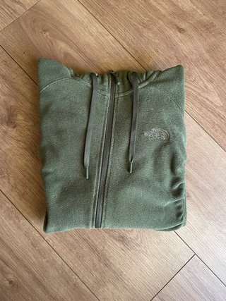 The North Face Forro Polar con Capucha Verde