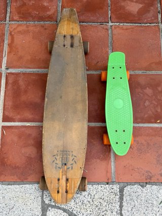 Pack Longboard LOBU + Mini Cruiser Skateboard