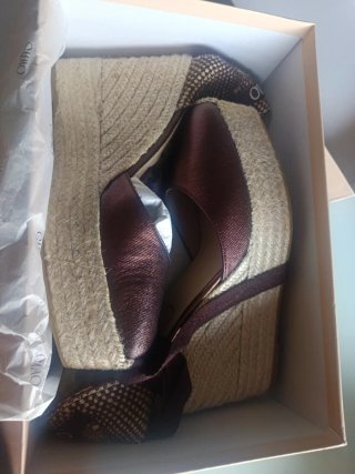 Zapatos de cuña GAIMO beige ALPARGATA