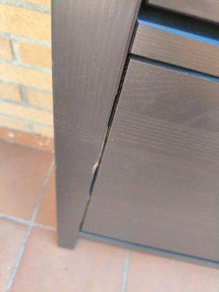 Zapatero HEMNES color negro.