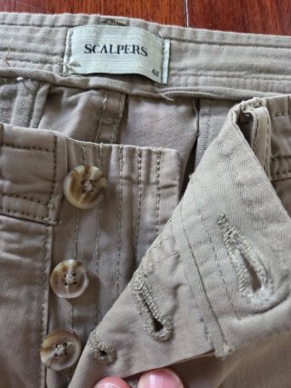 Bermudas Scalpers Beige Talla M