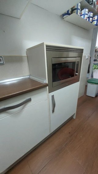 Muebles de cocina madera y metal
