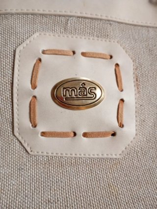 Bolso de hombro ,Mas ,beige de mujer