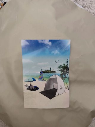 Tienda de campaña para playa nueva