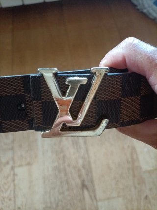 Cinturone Louis Vuitton Bambino Marrone e Dorato