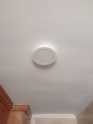 Lámpara LED redonda blanca
