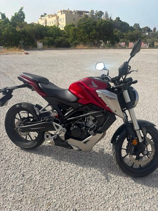 Honda CB125R ABS Roja/Plata