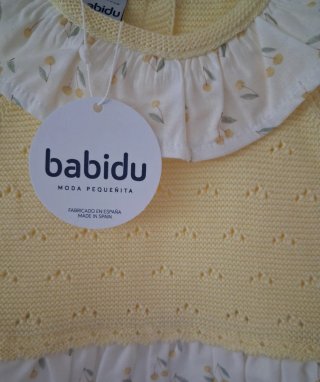 Vestido Babidu 3 meses novo