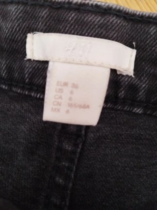 Shorts vaqueros H&M negros