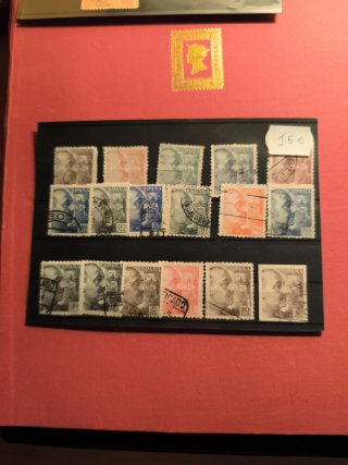 Sellos España Franco 1940-1945