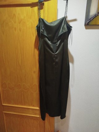 Vestido Zara verde militar Talla M