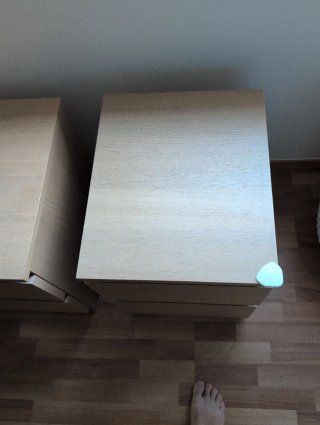 Mesitas de noche Malm Ikea (2 unidades)