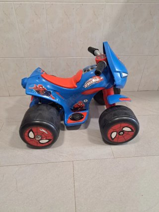 Moto Eléctrica Spiderman 6V Niños 2-3 Años