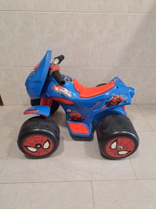 Moto Eléctrica Spiderman 6V Niños 2-3 Años