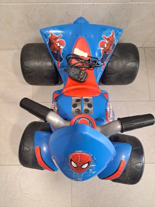 Moto Eléctrica Spiderman 6V Niños 2-3 Años