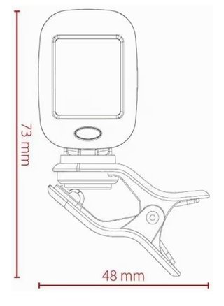 Afinador Cascha Multi Clip Tuner