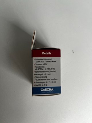 Afinador Cascha Multi Clip Tuner