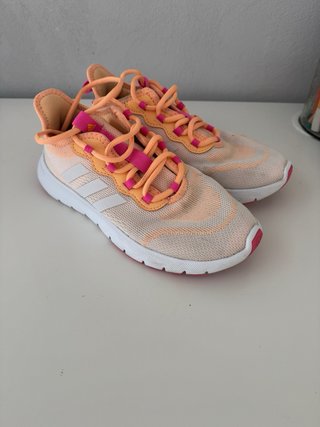 Zapatillas Adidas Naranja y Rosa
