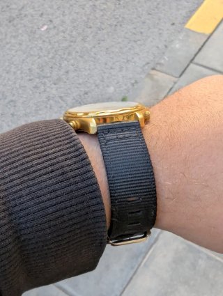 Seiko 7T34-7A40 Cronógrafo Dorado Blanco