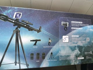 Telescopio Infinia con adaptador smartphone