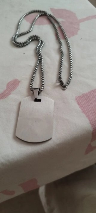 Cadena de plata con colgante