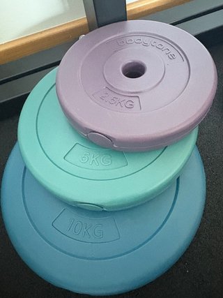Discos de peso para barra (2.5kg, 5kg, 10kg)