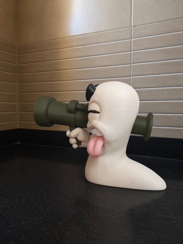 Figura Bazuca Worms 3D