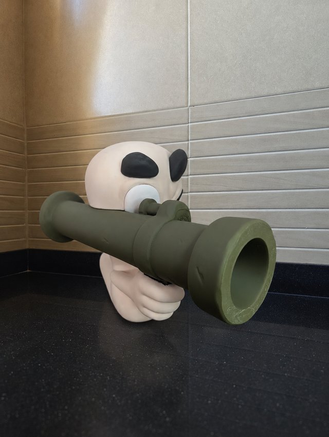 Figura Bazuca Worms 3D
