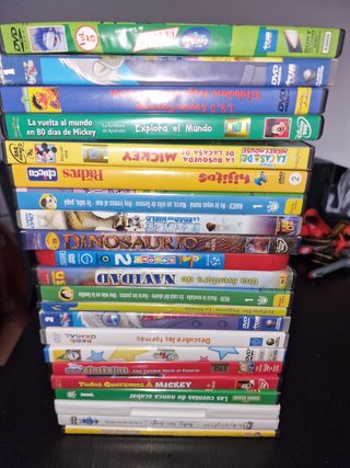 Lote Películas DVD Disney Mickey y Más