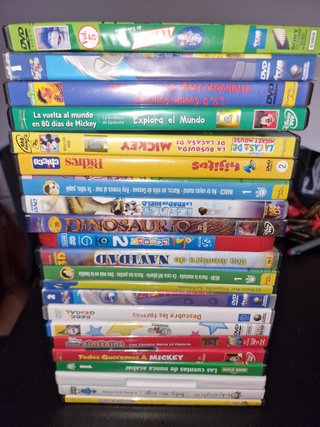 Lote Películas DVD Disney Mickey y Más