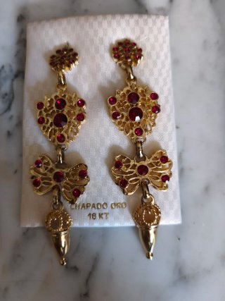 Conjunto baturra broche y Pendientes