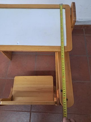 Escritorio infantil madera plegable