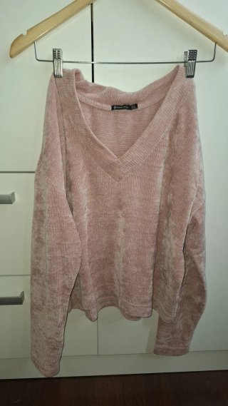 Jersey Stradivarius rosa talla S