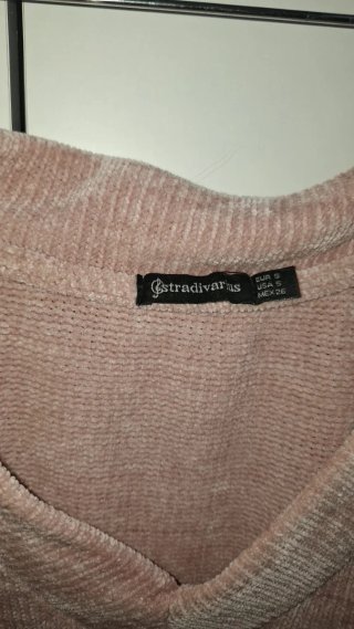 Jersey Stradivarius rosa talla S