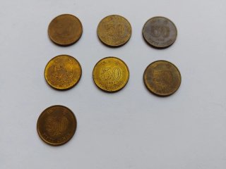 19 Monedas Dólar Hong Kong 1997-1998