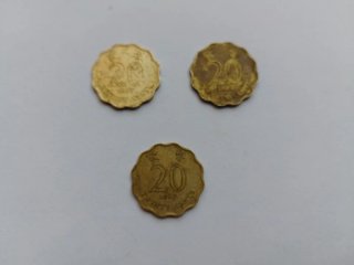 19 Monedas Dólar Hong Kong 1997-1998
