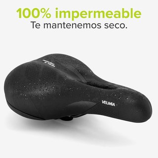Sillín bicicleta unisex ergonómico Velmia trekking