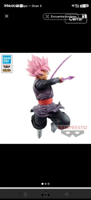 Figura Goku Black Rosado - Banpresto