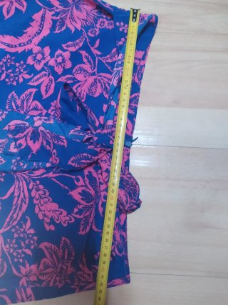 Falda pantalón mujer talla 44 azul y rosa