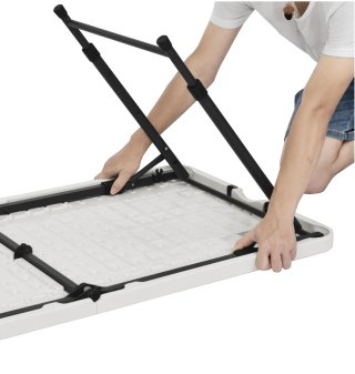 Mesa Plegable Rectangular 1.2m Blanca