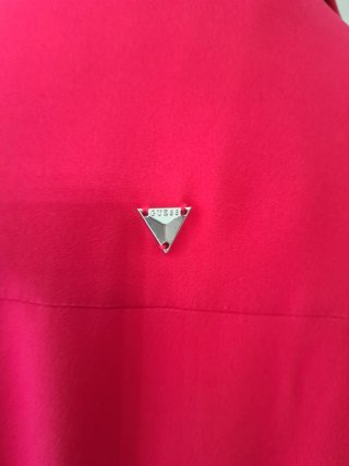 Abito Guess rosa fucsia midi