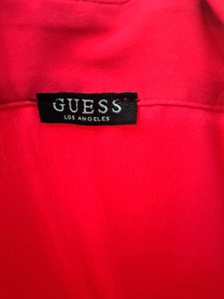Abito Guess rosa fucsia midi