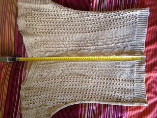 Jersey de verano beige talla única