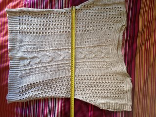 Jersey de verano beige talla única