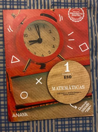 Matematicas 1° ESO ANAYA primer trimestre